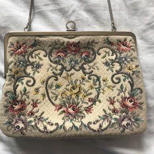 NEW Vintage German Tapestry Purse